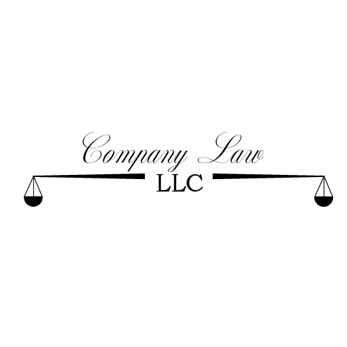 Company Law LLC Logo - Highlights a set of scales to represent fairness