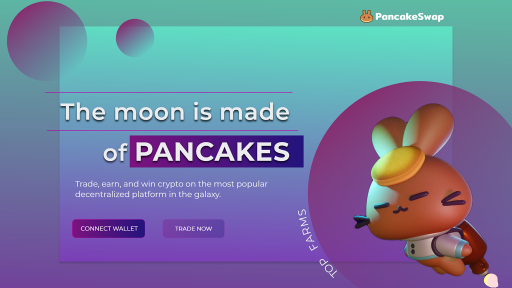 Game Ad - The Moon is Made of Pancakes. Features a bunny character with a jetpack.